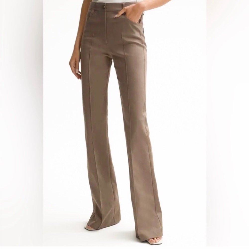 Reiss Brown Boot Cut Pants